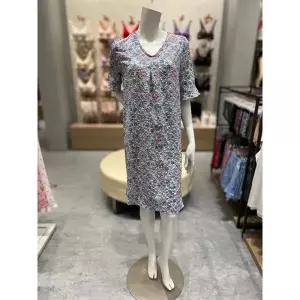 [트라이엄프](강남점)LB  여성 블루  버블 에스닉 원피스(TDWLO112BU)