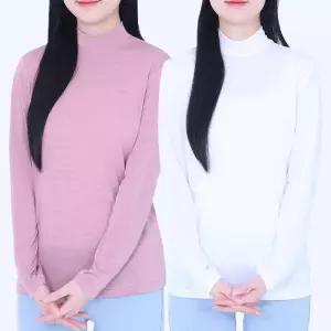 여성 골프이너웨어 여름 쿨티 냉감 긴팔 기능성 쿨맥스 상의