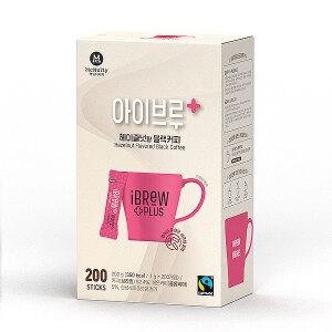 맥널티 아이브루 헤이즐넛 200T PLUS/블랙커피 커피 M