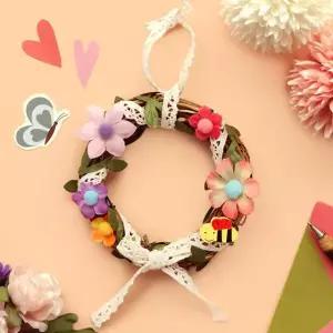 [아트박스]/도토리클래스 미니 플라워 리스 5set