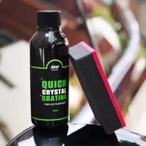 아케이 모터 퀵 광택복원 광택코팅제 + 전용 스펀지 130ml 1세트