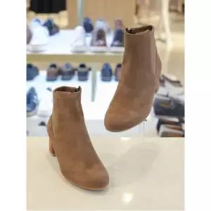 [하프클럽/미소페]미소페 여성 스웨이드 앵클부츠 (712346006)