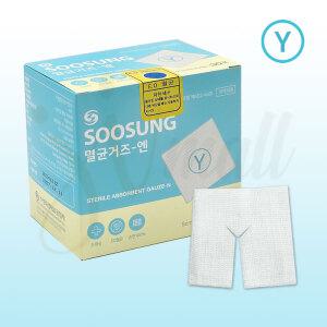 수성 멸균Y거즈 2인치 5cmX5cmx8p (2매x30포 총 60매)