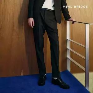(택가 79,900원)마인드브릿지 두굿_테이퍼드투톤밴딩팬츠_2colors