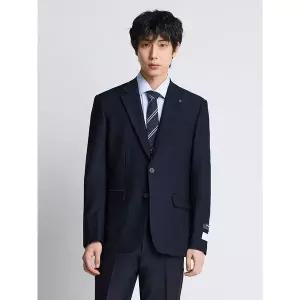 [하프클럽/에스티코]ITALY MARLANE 울 사방스판 수트_네이비 (클래식핏)_SSJTC91SET