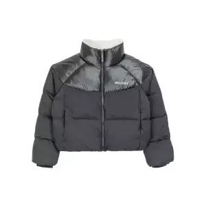 디스커버리 여성 올리브 크롭 RDS 다운 숏패딩 DWDJ97046BKS