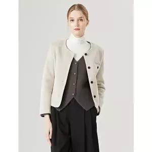 [탱커스]클래식 핸드메이드 하프 울코트 (TW4CT005L0)
