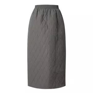 [BNX]퀼팅 밴딩 A라인 스커트 (BW4SK004L0)