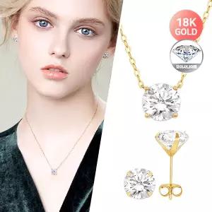 [골드피아] 18K 모이사나이트 주얼리