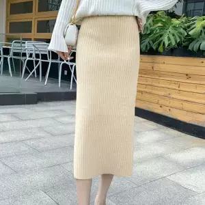 [하프클럽/]하이웨이스트 H라인 밴딩 스커트 RNR-0043