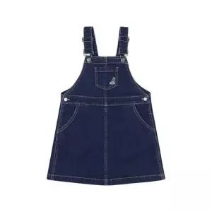 캉골키즈 데님 오버롤 RA 2121 다크 블루