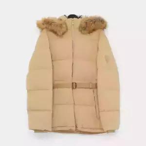 버버리 B패치로고 벨티드 후드퍼 여성 패딩 8099897