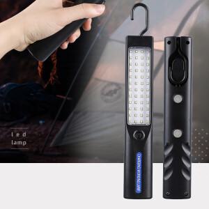 충전식 LED 작업등 48개 LED칩 330루멘 16시간 사용가능 정비등 렌턴 캠핑용 낚시용