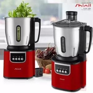 국산 4.5L 대용량 스테인리스 초강력 믹서기 대형믹서기 커터 분쇄기 다지기 주서기 다기능