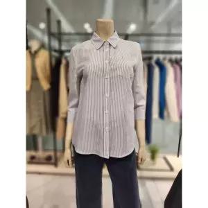 갤러리아 [25/여름] 린넨 스트라이프 블라우스 (B5M3B471)