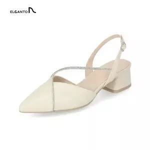 [롯데백화점]엘칸토 여성 보석 스트랩 슬링백  LCWO23U513 (아이보리)