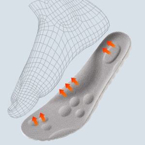 세르히오 4D 입체 지압 통풍 깔창 인솔 고탄성 실리콘 EVA 푹신한 라텍스 쫀쫀 뒷굽