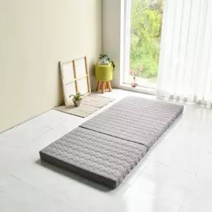 고운님 고탄성 3단 접이식 매트리스 토퍼매트리스 바닥 수면매트 자취 손님용매트 방수속커버