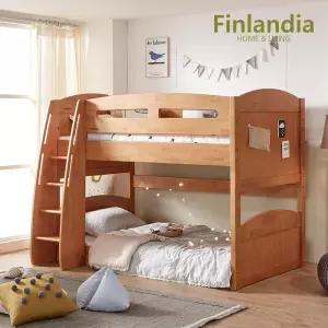 지니 원목 유아동 키즈 분리형 2층 침대