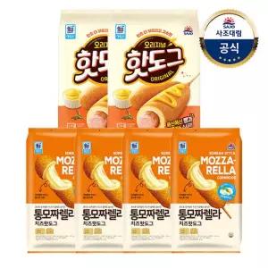 [대림냉동] 대림선 핫도그 800g x2개 +통모짜렐라치즈 핫도그 400g x4개