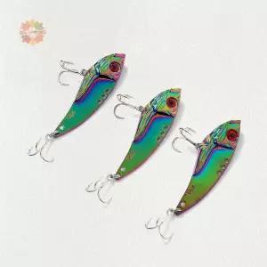 메탈 바이브 루어 낚시 세트 농어 우럭 삼치 갈치 지그 스푼 컬러풀 채비 낚시장비