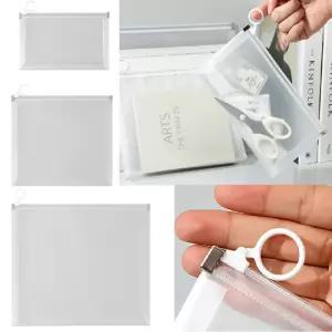 올짱 다용도 지퍼백파우치 투명지퍼백 서류보관