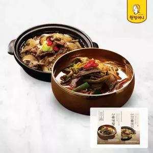 [원할머니]명품 육개장 600g 9팩 + 명품 뚝배기불고기 410g 1팩