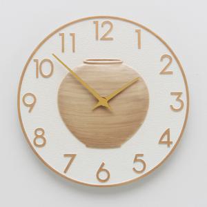 국산 달항아리 골드 무소음 벽시계 거실 홈 풍수 인테리어 홈데코 집들이 이사 입주 개업선물