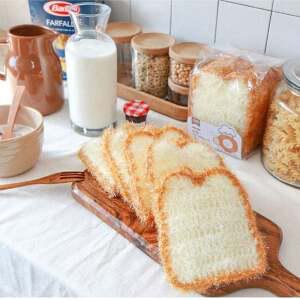 식빵수세미 아크릴 주방 수세미 뜨개 2겹(5P)