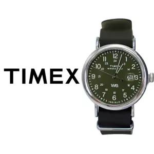 타이맥스 국내재고 위켄더 가죽 군인 남자 손목시계 TW2W87000