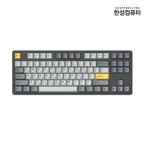 한성컴퓨터 GK797PRO 스페이스블랙 문라이트 도독갈축 35g 유무선키보드