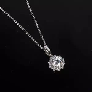 [샤밍주얼리]3부 다이아 목걸이 천연 우신 GIA 기념일 선물 프러포즈 결혼 예물 여자 친구 글로리아