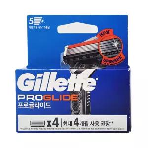 질레트 프로글라이드 매뉴얼 면도날 4입