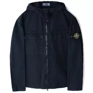 [피엘부티크]스톤 아일랜드 캔버스 후드 오버셔츠 자켓 8015106WN V0120