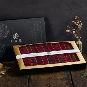 [휘육포] 1+ + 9등급 프리미엄 투뿔 한우 육포선물세트 980g