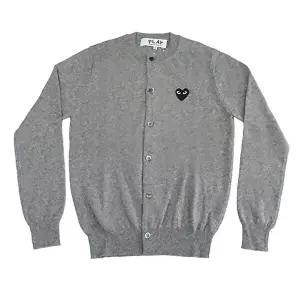[꼼데가르송]플레이 꼼데가르송 블랙 하트 니트 가디건 그레이 AX N023 051 2