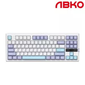 앱코 A87K 무선 블루투스 텐키리스 기계식 키보드 블루 맘모스축 리니어