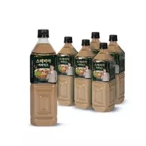 맥널티 스테비아 제로슈가 믹스커피 1L 6개/대용량