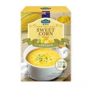 폰타나 뉴질랜드 스위트콘 수프 즉석지함 60g  x 3개
