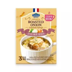 폰타나 프렌치 로스티드 어니언 크림 수프 즉석지함 60g  x 4개