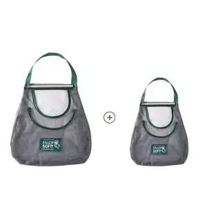 1+1 중형 특대형 이중포켓 야채망 양파망 감자망 채소 보관망