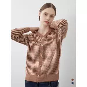 [올리비아로렌]스트라이프 메탈 풀오버 VOCBL3W9331