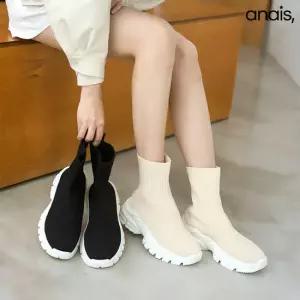 [아나이스] 니트 앵클 삭스 스니커즈 4.5cm_25F077 [무료배송]
