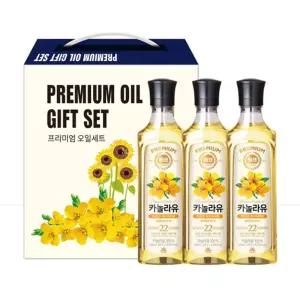 해표 카놀라유 500mlx3p 식용유 고급오일세트