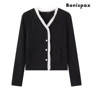 [롯데백화점]미니멈에브리데이/보니스팍스 V넥 레이스 프릴 긴팔 블라우스 (XP3BA047L0)