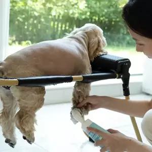 [중형]다리가 아픈 아이도 편하게 강아지 고양이 샤워베드 미용기구 목욕받침대 펫그룸 중형세트 1대