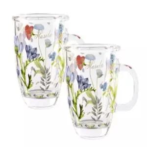 후리지아 하슬라 머그컵 유리컵 유리잔 2P (WFK6GNL)