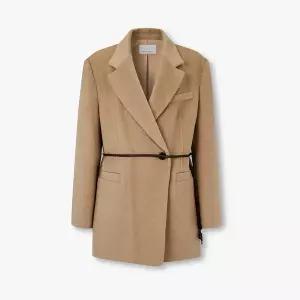 [롯데백화점]보브 캐시미어 블렌드 벨티드 하프 자켓 (7155410002)