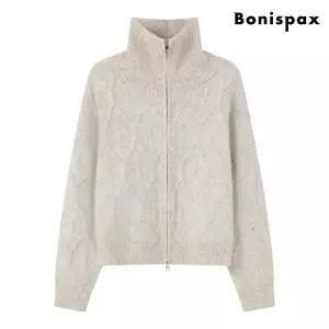 [롯데백화점]미니멈에브리데이/보니스팍스 스팽글 투웨이 집업 하이넥 니트 가디건 (XP4CK004L0)