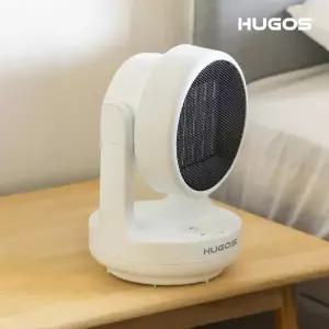 휴고스 미니 소형 PTC 컴팩트 온풍기 (저소음/고출력/단계조절)